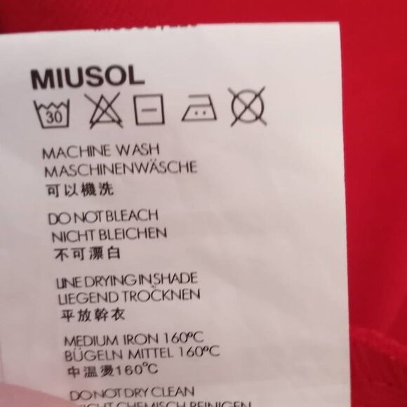 Miusol Red Women's Dress - Picture 10 of 10